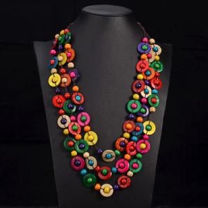 Bohemia Ethnic Necklace &amp; Pendant Multi Layer Beads Necklace