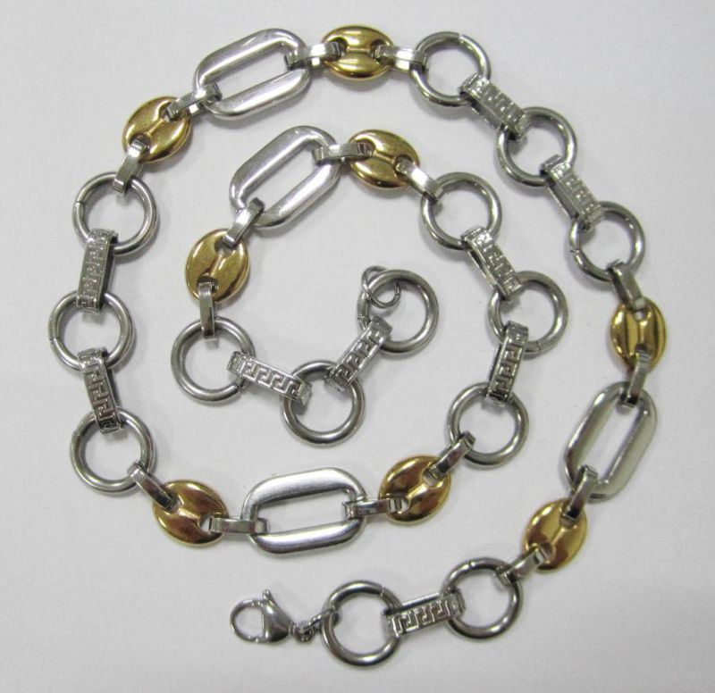 Wholesales High Quality Gold Plating 316L Stainless Steel Chain
