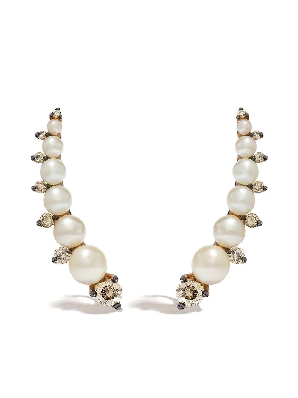 Fashion Temperament Pearl Senior Ear Bone Clip Jewelry