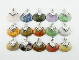 Fashion Jewelry Pendant, Wholesale Mix Semi Precious Necklace Pendant, Stone Pendant