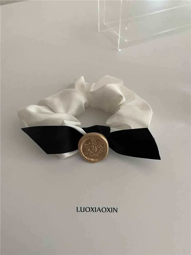 Fashion Jewelry Black Handmade Bow Hairband Hair Rope Headpiece