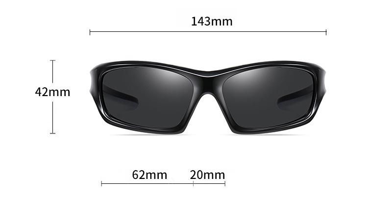 Custom Fashion Tr90 Frame High Quality Man Sports Polarized Sunglasses 3328