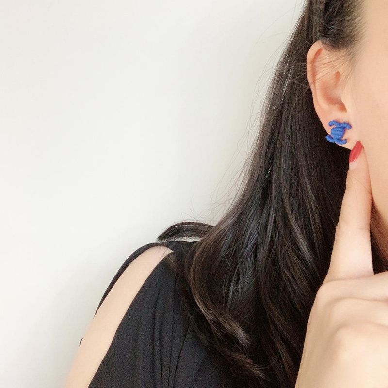 Klein Blue Series S925 Silver Pin New Earrings
