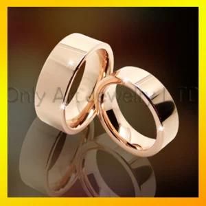 Couple Rose Gold Fashion Tungsten Carbide Ring Jewelry for Valentines