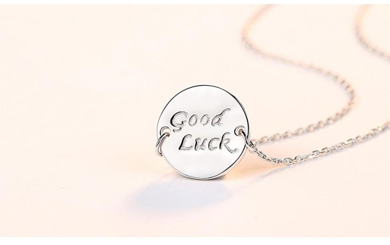Fashion Silver Jewelry Zircon Pendant Women Accessories Necklace