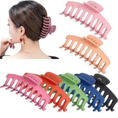 Factory Wholesale Colorful Elegant Big Plastic Shark Grip Claw Hair Clip