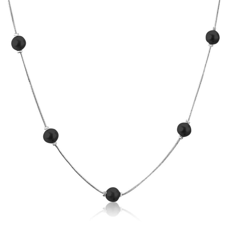 Temperament Is Versatile and Scattered Pearl Pendant Necklace Jewelry