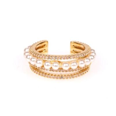 Simple Designs Jewelry Rings Gold Rings Jewelry 18K Gold Adjustment Wedding Rings for Women