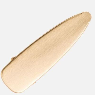 Female Simple Fashion Glossy Metal Duckbill Hair Clip