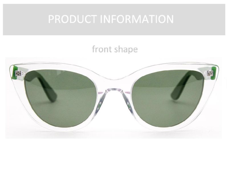 Polarized Lenses Sunglasses Women Men Shades Acetate Frame Gd