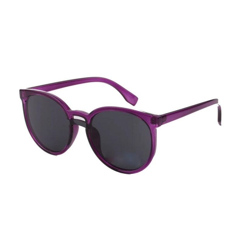 2017 Hot Selling Round Shape Sunglasses with One Piece Lens