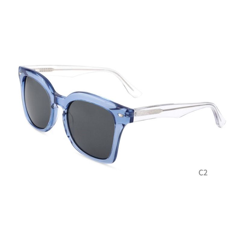 Comfortable Acetate Sunglass for Men UV400 Polarized Sunglass