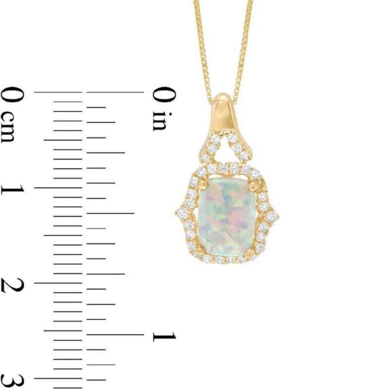 Fantastic Delicate Hot Selling Jewelry Elongated Pear Shaped Opal with CZ Frame Necklace S925 Gold Plated