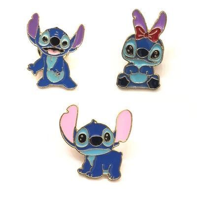 Best Selling Stitch Cartoon Cute Enamel Lapel Pin Badge Brooch