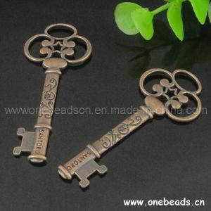 Zinc Alloy Key Pendant, 60X25mm (PXH-5143D)