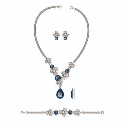 Hotsales Fashion Jewelry Brown Choker Fabric Necklace