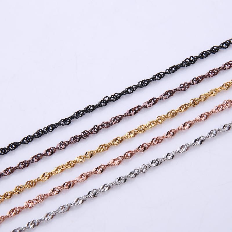 Jewelry Components Neck Chain Singapore Chain for Necklace Bracelet