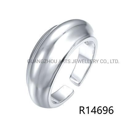 Hot &amp; latest 925 Sterling Silver Smooth Fashion Ring