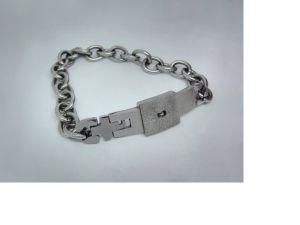 Fashion Jewelry Stainless Steel Lock Bracelet (BC5420)