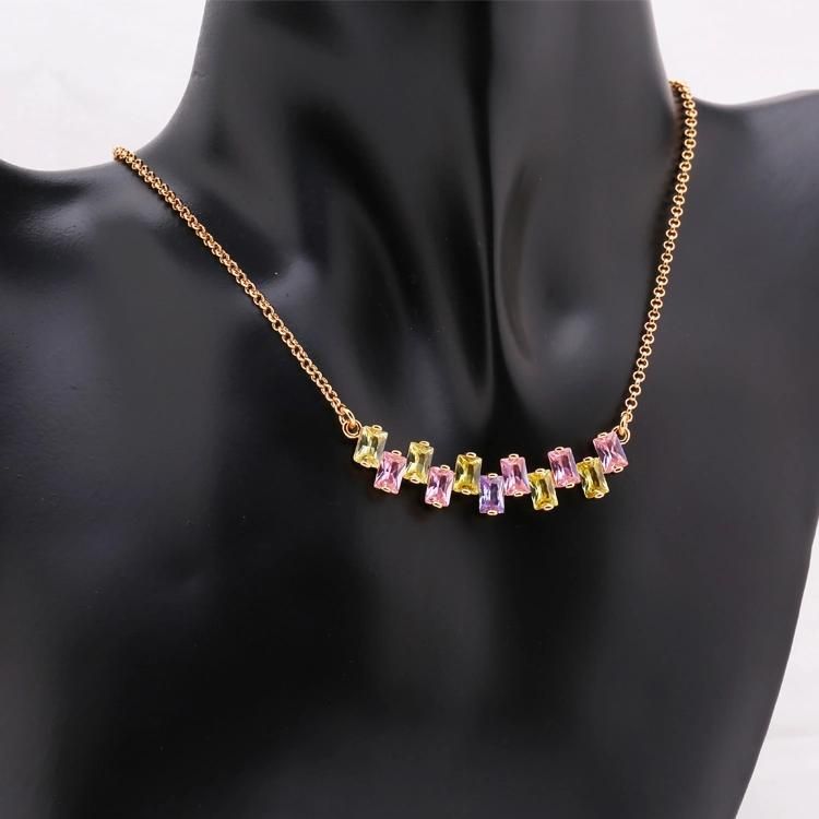 Fashion Necklace Earring 18 K Gold Plated Jewelry Set