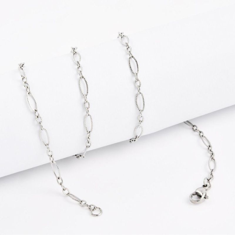 Popular Design Accessories Jewelry Stainless Steel Bracelet Anklet Necklacefor Ladies Fashion Jewelry