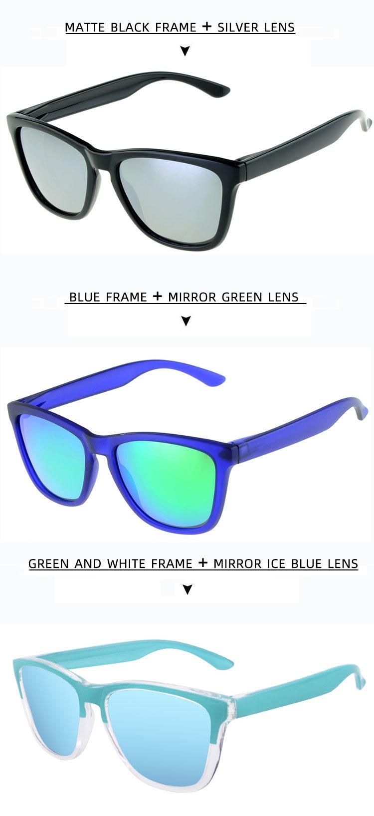 Customized Logo Sun Glasses Cheap Polarized PC Sunglasses for Men