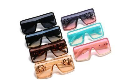 2020 No MOQ Oversized One Piece Women Fashion Sunglasses