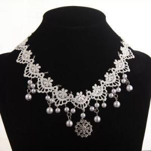 New Style Tassels Bridal Tiaras Pearl Fashion Jewelry Webbing Necklace