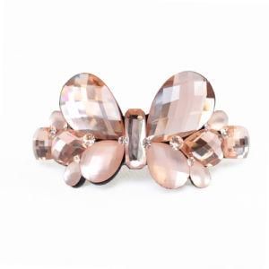 Buttefly Hair Jewelry with Crystal Hair Clip for Girls