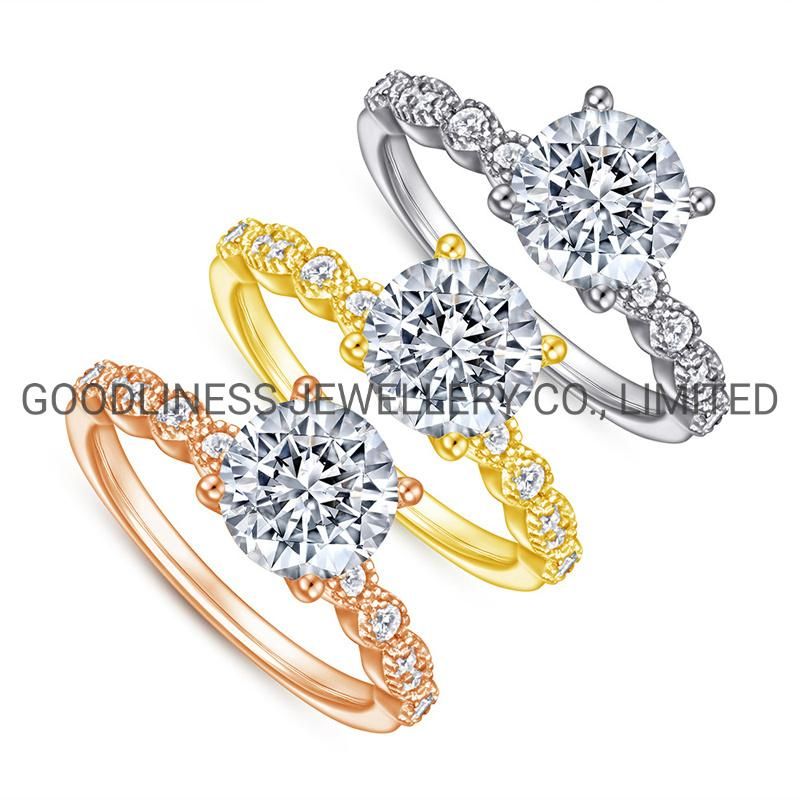 Fashion Accessories Women Wedding Rings 925 Silver Jewelry