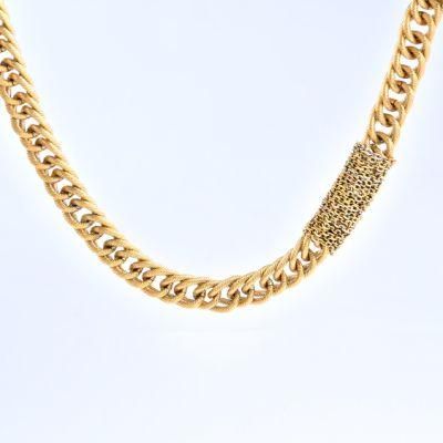 Handmade fashion Necklace Jewelry Gold Plated Stainless Steel Lady Choker Necklaces