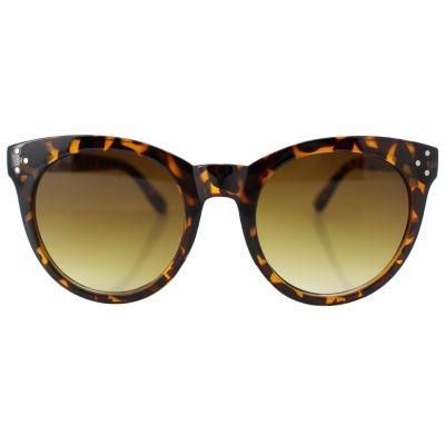 2020 Oversized Cateye Fashion Sunglasses with Silver Rivers