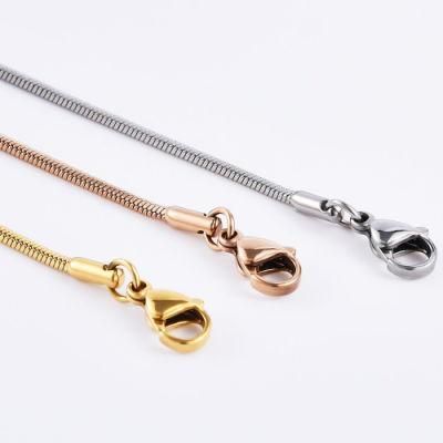 Hip Hop Stainless Steel Square Snake Chain Bracelet Fashion Jewelry Necklacejewellery Design
