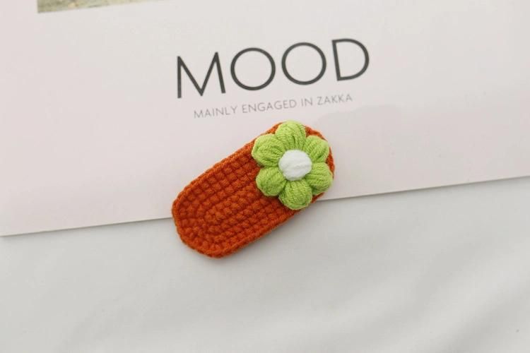 Crochet Flower Hair Accessory Clips Ym254