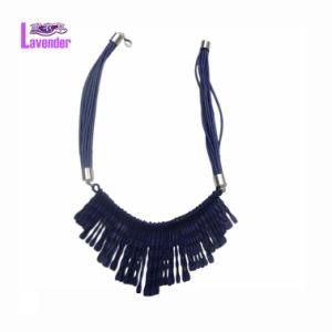 Fashion Jewelry Sapphire Plated Necklace for Women New Jewelry