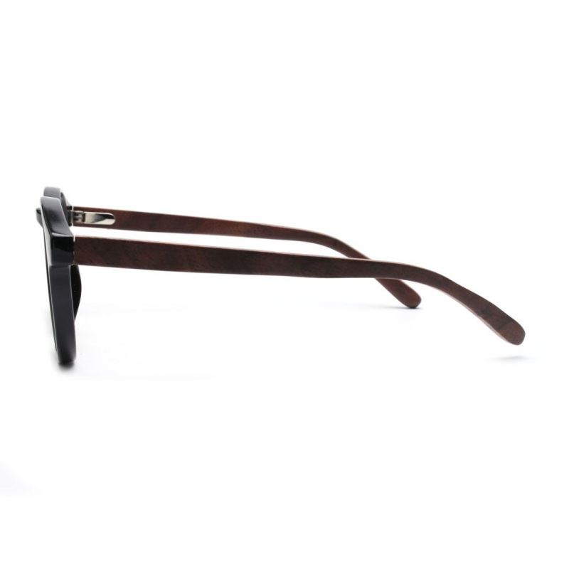 2022 Custom Logo Black Round Frame Sunglasses for Unisex