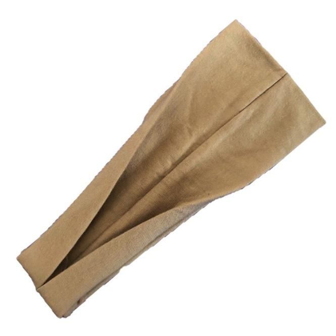 Cotton Yoga Breathable Headband Tennis Sport Folding Head Band Elastic Knit