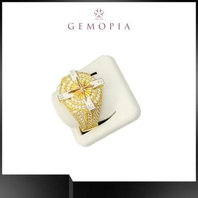 Fashion Jewelry Hip Hop 925 Sterling Silver Luxury Ring