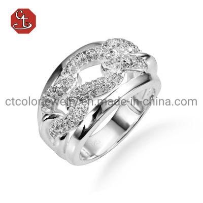 Hollowed-out S925 Jewelry Infinite Engagement Ring