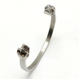 New Simple Jewelry Stainless Steel Skull Bangle