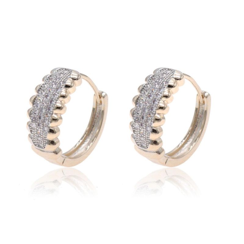 Brass Gold-Plated Female Fashion Glamour Earrings