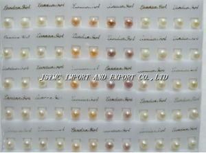6-7mm Fresh Water Pearl Earring Cute Earring (JSYMC-884)