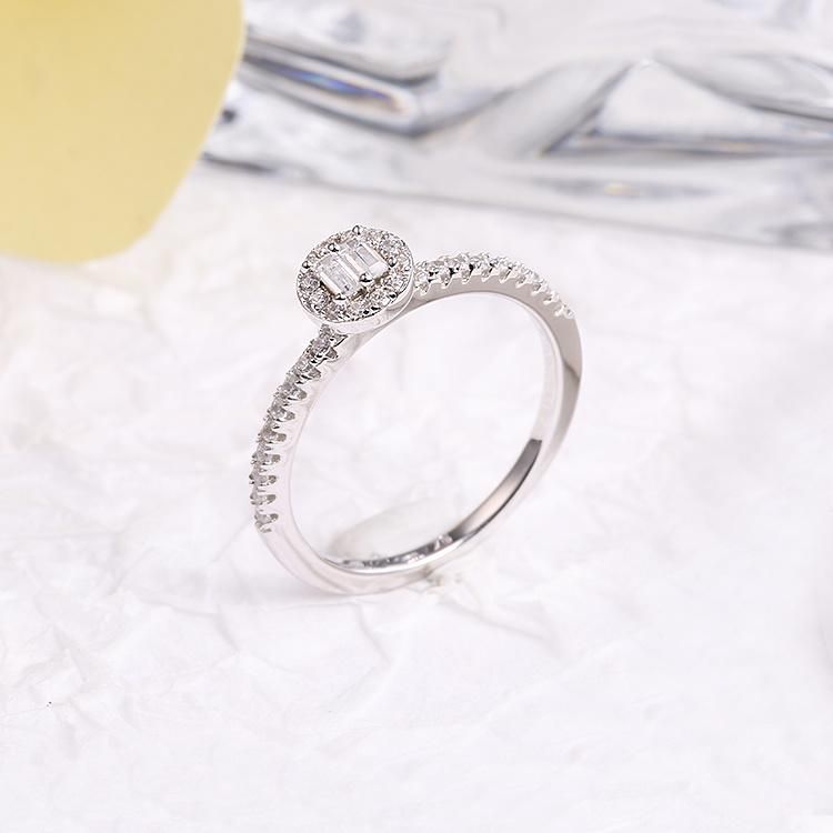 Fashion Jewelry Fashion Accessories Cubic Zirconia Hip Hop Jewellery Women Trendy Hot Sale High Quality Wholesale Ring