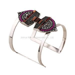 2017 Vintage Bracelet Cuff Women Retro Ethnic Bohemian Bracelet Rhinestone Crystal Wide Cuff Bracelets