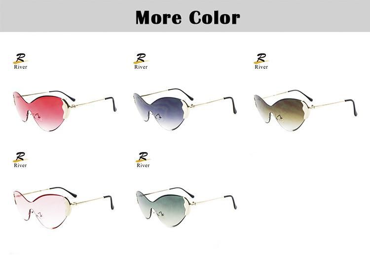 Lovely Butterfly Wholesale Frameless Women Sunglasses