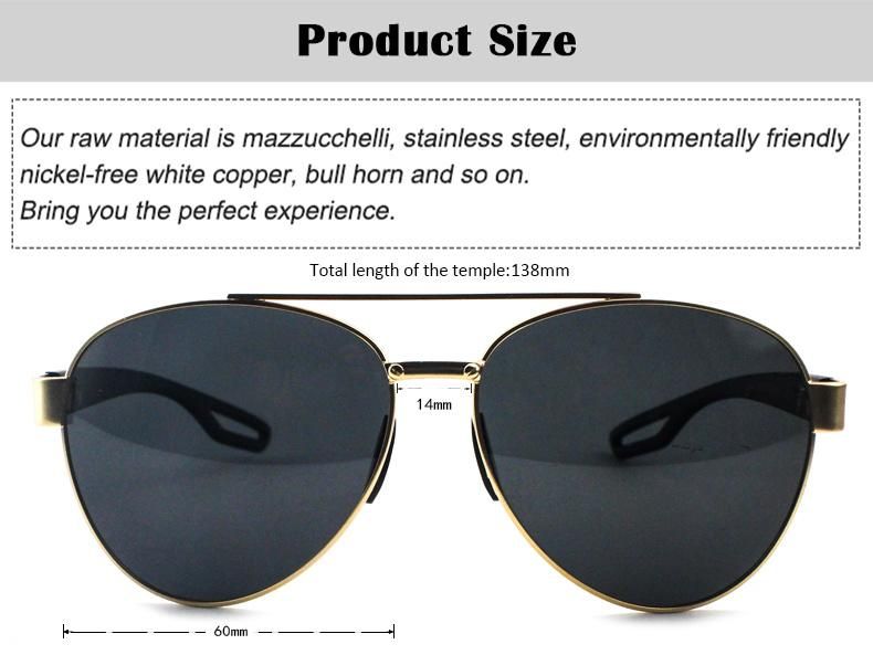 Creative Toad Double Beam Design Stock Polarized Men Sunglasses