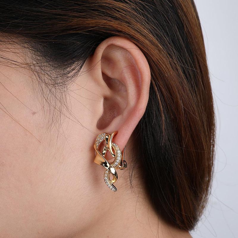 New Arrival Colorful Earrings for Women Simple Style Gold Color Earrings Jewelry Wholesale Earring Girl