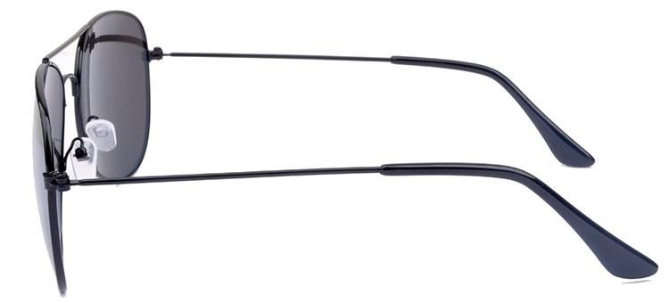 2017 Simple UV400 Smoke Lens Metal Sunglasses