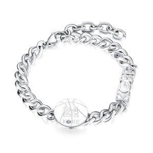 Fashion Design No. 24 Black Mamba Stainless Steel Bracelet for Men