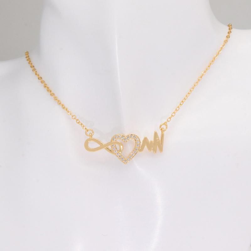New Wholesale Heart Shaped Women Fashion Jewelry Necklace